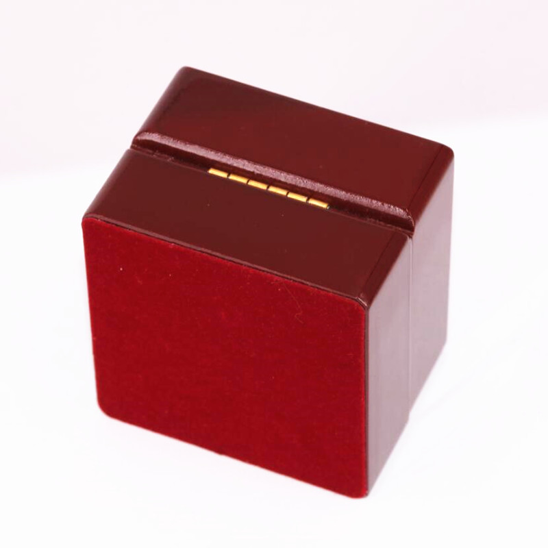 Factory Wholesale Price High Quality One Slot Wooden Ring Display Box 7*7*5.2(cm) Drop Shipping