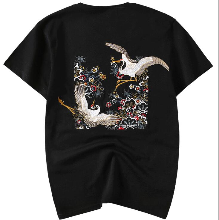 Mens designer t shirt short sleeve hip hop tops tee High Quality Punk bird embroidery brand black White man t-shirt luxury clothing
Mens designer t shirt short sleeve hip hop tops tee High Quality Punk bird embroidery brand black White man t-shirt luxury clothing