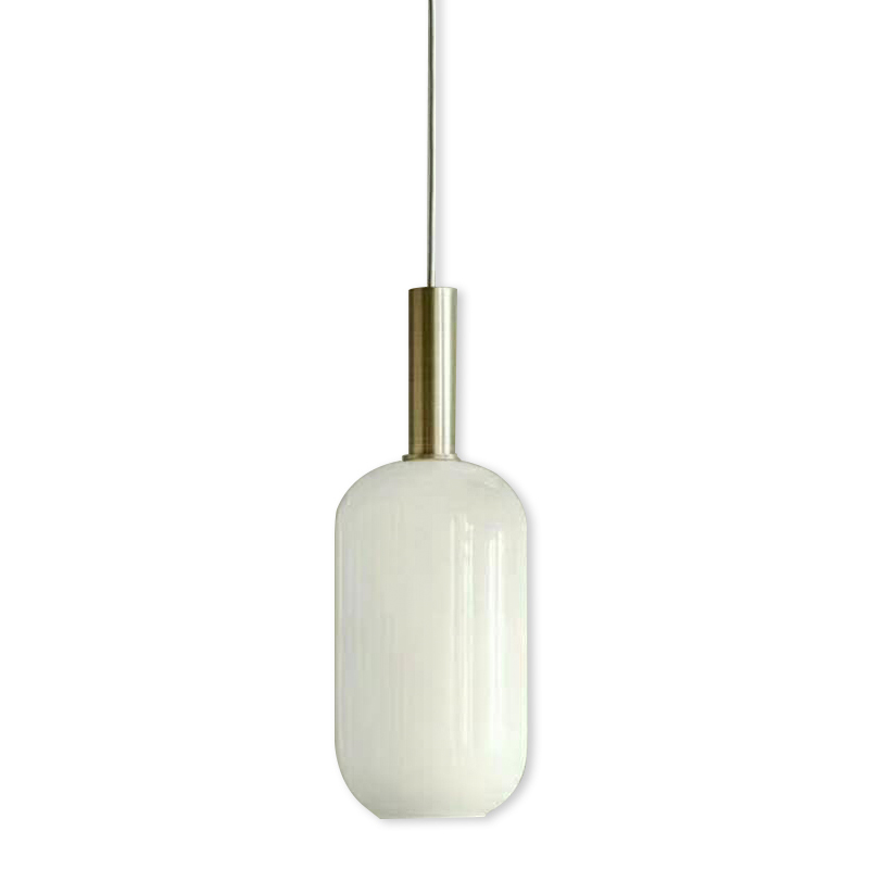 New classical Nordic Simple Living room Restaurant Pendant Lamps Milk white glass shade Droplight Led E27 Bedroom lights