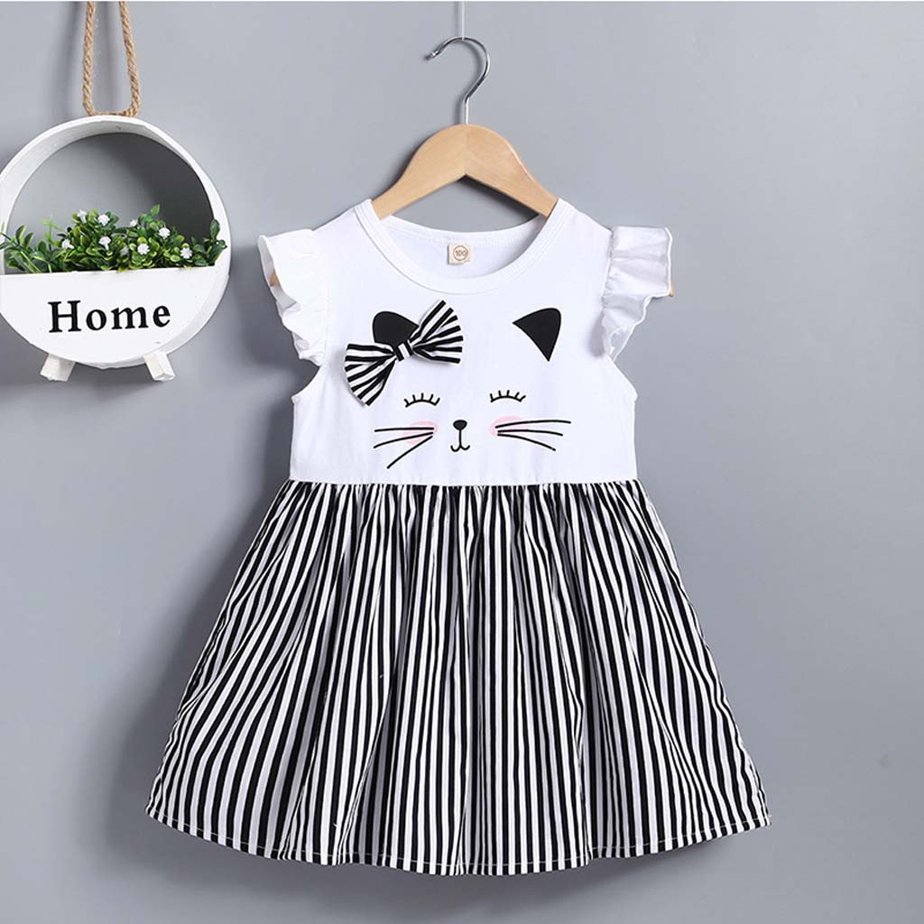 Toddler Summer 2020 Girls Dress Girls Summer Cute Pattern Dress O-Neck Sleeveless Casual Cartoon A-Line Tutu Dress Vestidos, Black
Toddler Summer 2020 Girls Dress Girls Summer Cute Pattern Dress O-Neck Sleeveless Casual Cartoon A-Line Tutu Dress Vestidos, Black