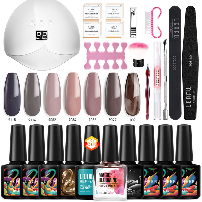 Lacheer 36W Nail Lamp Nail Art Tools Set Soak Off Hybrid Gel Polish Semi Permanent Base Top Coat Colorful Nude Color Gel Varnish
Lacheer 36W Nail Lamp Nail Art Tools Set Soak Off Hybrid Gel Polish Semi Permanent Base Top Coat Colorful Nude Color Gel Varnish