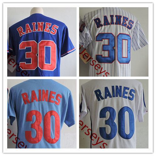 Mens stitched Tim Raines Montreal Expos Jersey White blue #30 Tim Raines Jersey S-3XL, Black;red
Mens stitched Tim Raines Montreal Expos Jersey White blue #30 Tim Raines Jersey S-3XL, Black;red