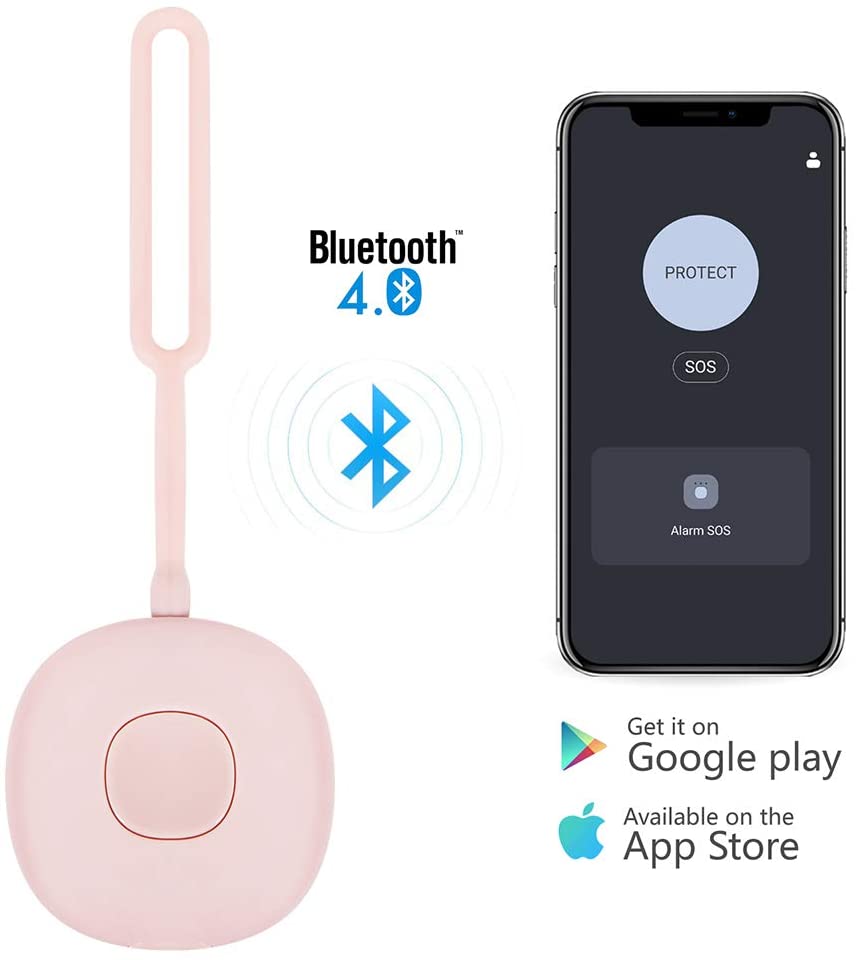 SOS Personal Alarm by Phone Voice Call SMS Email via BBguarder App with GPS Track and Voice Recording Self Defense Safe Sound Keychain for Elder Women Kid
SOS Personal Alarm by Phone Voice Call SMS Email via BBguarder App with GPS Track and Voice Recording Self Defense Safe Sound Keychain for Elder Women Kid