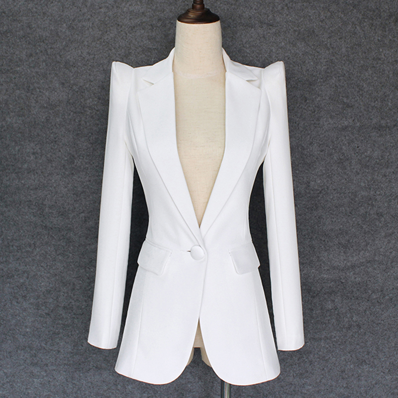 TOP QUALITY 2019 New Stylish Designer Blazer Women' Shrug Shoulder Single Button White Blazer Jacket LY191123
TOP QUALITY 2019 New Stylish Designer Blazer Women' Shrug Shoulder Single Button White Blazer Jacket LY191123