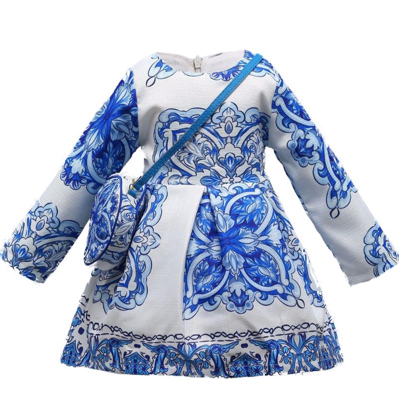 Retail 1-6years Dress+Bag/set New Cute Kids Baby Girl Summer Spring autumn Fall Long-Sleeve Perfume Princess Flower China blue
Retail 1-6years Dress+Bag/set New Cute Kids Baby Girl Summer Spring autumn Fall Long-Sleeve Perfume Princess Flower China blue