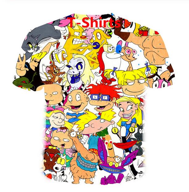 Wholesale-Newest Fashion Mens/Womens Summer Style Cartoon Characters 90s Funny 3D Print Casual T-Shirt TD01, Multicolor
Wholesale-Newest Fashion Mens/Womens Summer Style Cartoon Characters 90s Funny 3D Print Casual T-Shirt TD01, Multicolor