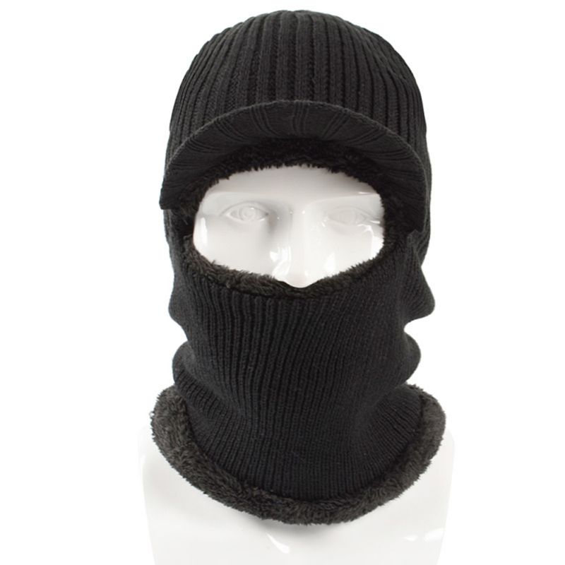 Men's Knitted Hat Mask Winter Hat Scarf Skullies Beanies Balaclava Visor Earflap Beanie Hats Plush Cap, Coffee
Men's Knitted Hat Mask Winter Hat Scarf Skullies Beanies Balaclava Visor Earflap Beanie Hats Plush Cap, Coffee