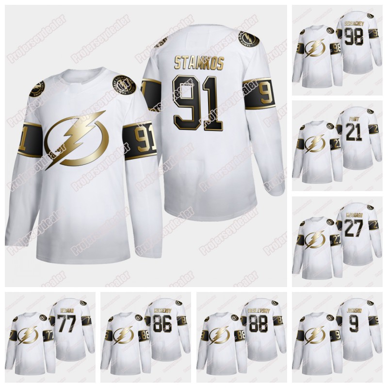 Tampa Bay Lightning 2020 White Golden Edition Hockey Jersey Steven Stamkos Brayden Point Nikita Kucherov Andrei Vasilevskiy Johnson McDonagh, Womens s-xxl
Tampa Bay Lightning 2020 White Golden Edition Hockey Jersey Steven Stamkos Brayden Point Nikita Kucherov Andrei Vasilevskiy Johnson McDonagh, Womens s-xxl