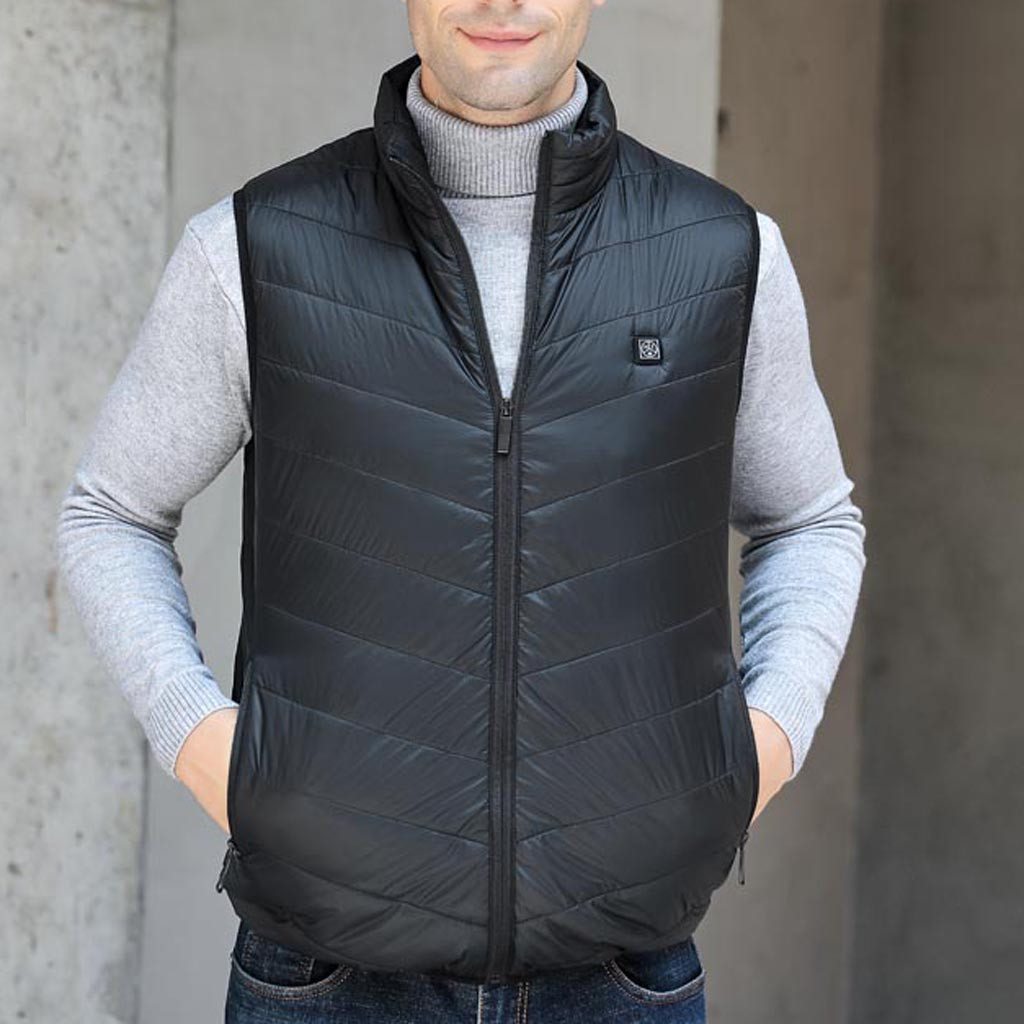 Men' Vests Turtleneck Vest Coat Men Women Thicken Sleeveless Plus Size Pocket Windbreak Couple Jacket Chalecos Para Hombre, Black
Men' Vests Turtleneck Vest Coat Men Women Thicken Sleeveless Plus Size Pocket Windbreak Couple Jacket Chalecos Para Hombre, Black