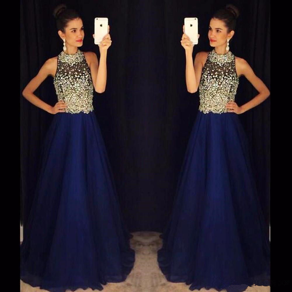 Elegant A Line Royal Blue Prom Dresses High Neck Crystals Chiffon Long Evening Dresses Prom Gown Robe De Soiree Free Shipping 133, Lavender
Elegant A Line Royal Blue Prom Dresses High Neck Crystals Chiffon Long Evening Dresses Prom Gown Robe De Soiree Free Shipping 133, Lavender
