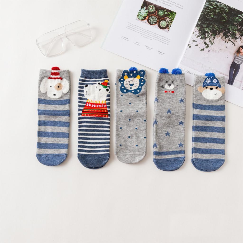 Cartoon Animal Socks Women Long Socks Kawaii Fashion Cute Girls Crew Cotton Sock Set New Arrivals 5 Pairs/lot, 5sk--c001-d
Cartoon Animal Socks Women Long Socks Kawaii Fashion Cute Girls Crew Cotton Sock Set New Arrivals 5 Pairs/lot, 5sk--c001-d