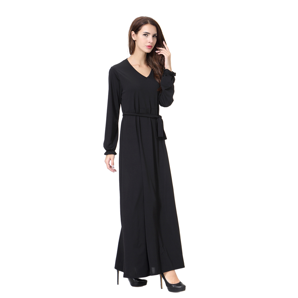 Abaya Dress Muslim Women Girls Maxi Jalabiya Islamic Black Plain Clothing Robe Kaftan Simple Style V-Collar Wholesale
Abaya Dress Muslim Women Girls Maxi Jalabiya Islamic Black Plain Clothing Robe Kaftan Simple Style V-Collar Wholesale