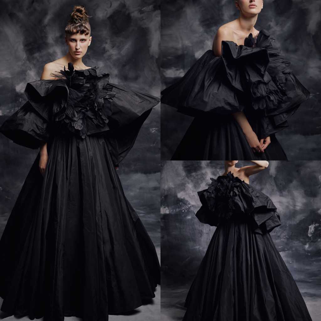 2020 Modest Krikor Jabotian Off Shoulder Sleeveless A Line Evening Dresses Ruffles Hand Made Flower Formal Dresses Sweep Train Party Gown, Dark red
2020 Modest Krikor Jabotian Off Shoulder Sleeveless A Line Evening Dresses Ruffles Hand Made Flower Formal Dresses Sweep Train Party Gown, Dark red