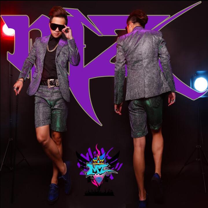 Men' suits sequins suits bar men' fashion self-cultivation guest nightclubs dj male singers stage costumes, Shorts
Men' suits sequins suits bar men' fashion self-cultivation guest nightclubs dj male singers stage costumes, Shorts