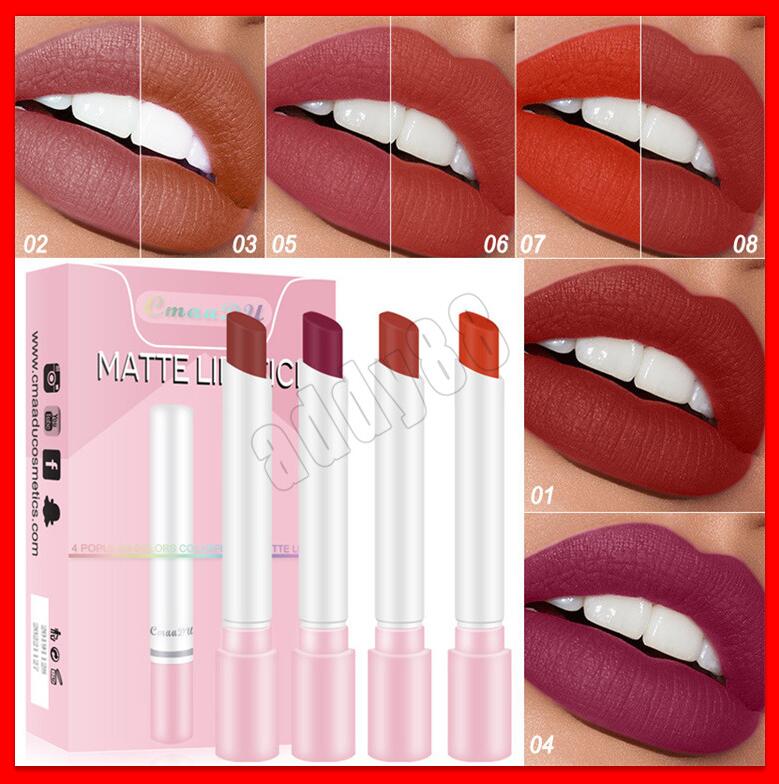 2020 Lip Makeup Cmaadu 4 Colors Cigarette Matte Lipstick Sexy Nude Smoke Tube Lipstick Set 4pcs/set Lip Kit 2 Styles, Mixed color
2020 Lip Makeup Cmaadu 4 Colors Cigarette Matte Lipstick Sexy Nude Smoke Tube Lipstick Set 4pcs/set Lip Kit 2 Styles, Mixed color