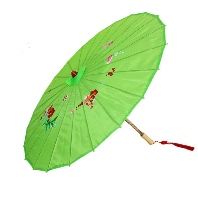 Umbrellas Japanese Chinese Oriental Parasol Handmade Fabric Umbrella For Wedding Party Pography Props LX6477