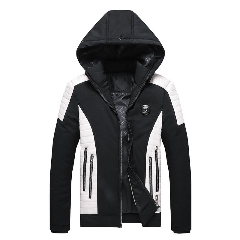 Men's Wear Clothes Hair Lead Hats Removable Man Keep Warm Hit Color Loose Coat Will Code Thickening Cotton-padded Clothes Male, Black
Men's Wear Clothes Hair Lead Hats Removable Man Keep Warm Hit Color Loose Coat Will Code Thickening Cotton-padded Clothes Male, Black