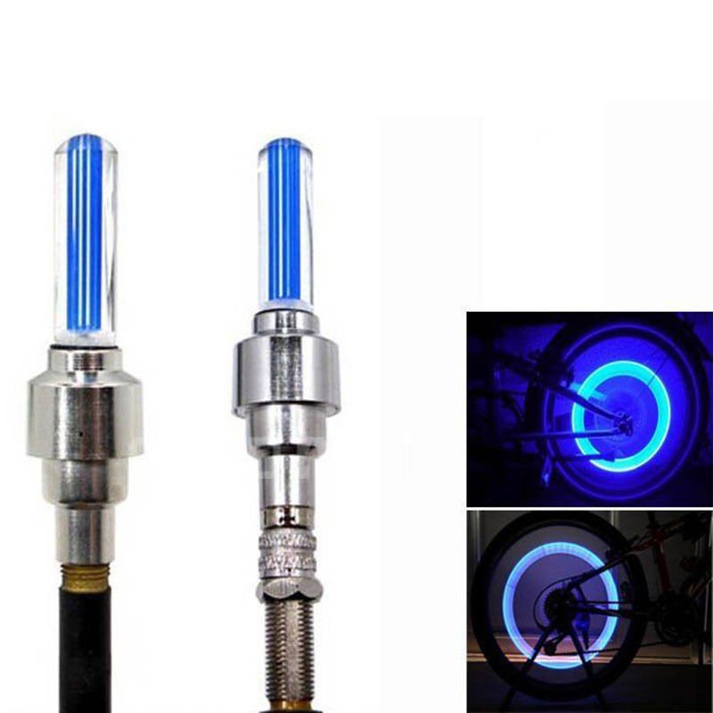 Bicycle Car LED Light Tyre Valve Cap Motorcycle Bicycles Flash Lighting Mountain Bike Cycling Tyre Wheel Lights Leds Neon Lamp