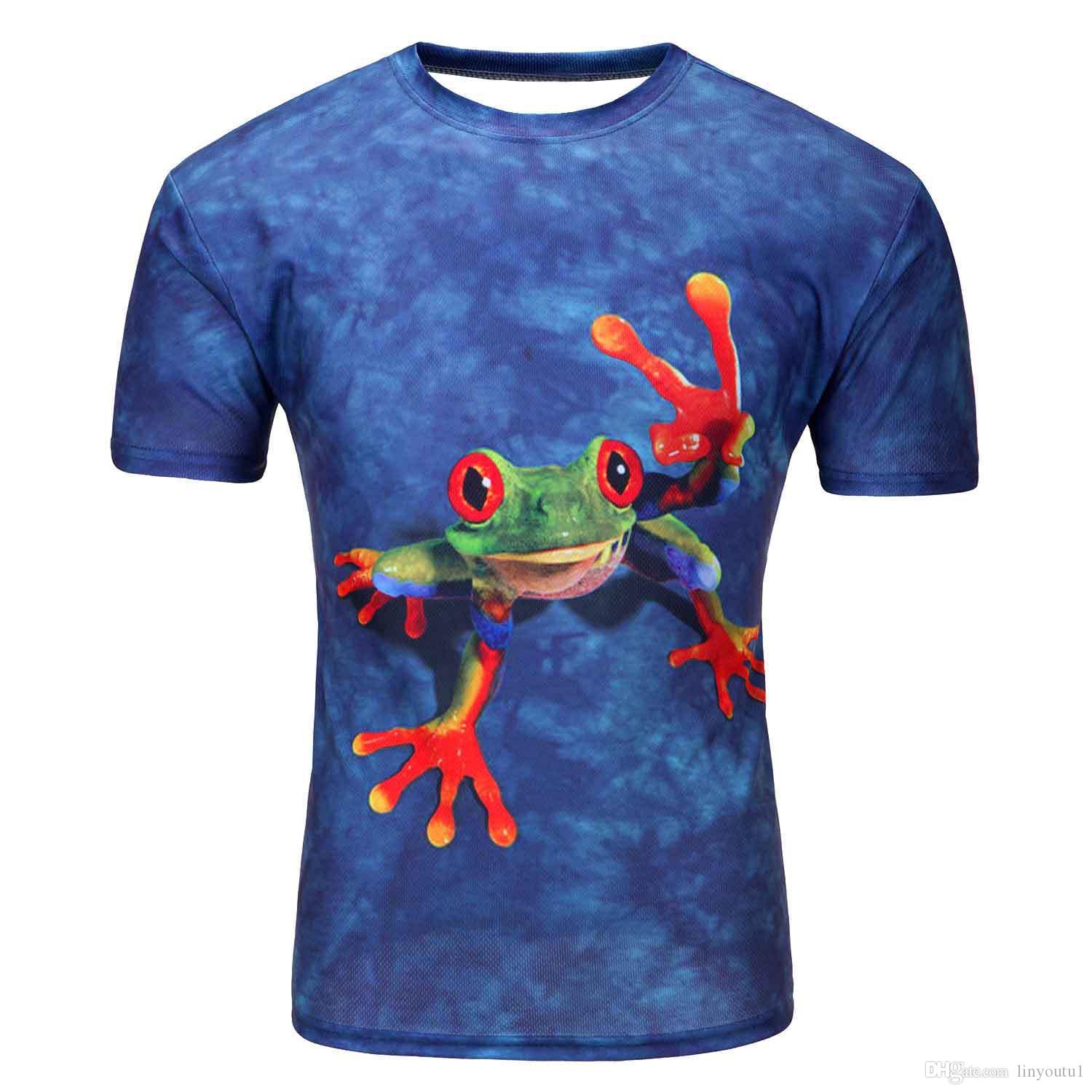 2018 Fashion T Shirt Men Space Galaxy Printed 3d T-shirt Street Wear Short Sleeve Casual Tees Plus Size