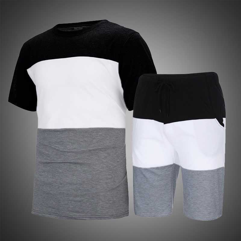 Men Sets Summer Short Sets Short Sleeve Summer Clothes Men Sports Suit Gym Clothes Stripe Sweat Suit O-Neck Shirt 2020, Kcd621 black
Men Sets Summer Short Sets Short Sleeve Summer Clothes Men Sports Suit Gym Clothes Stripe Sweat Suit O-Neck Shirt 2020, Kcd621 black