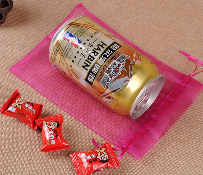 7x9cm 9x12cm 10x15 cm13x18CM Organza Jewelry Packaging Bags Wedding Party Decoration Drawable Gift Bags 24 colors GB1506