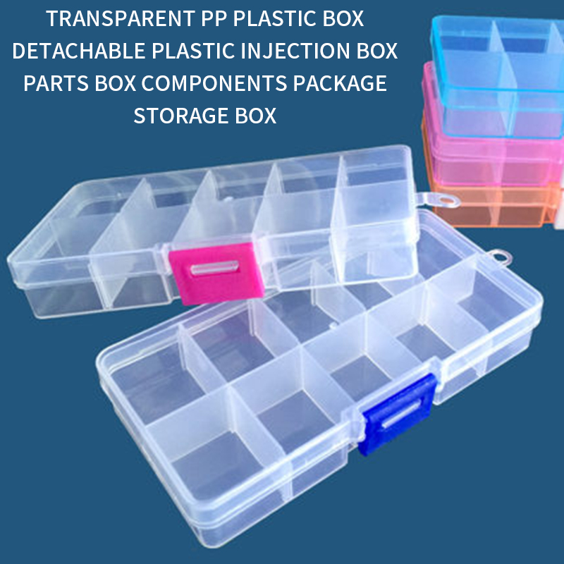 10 Slots Cells Colorful Portable Jewelry Tool Storage Box Container Ring Electronic Parts Screw Beads Organizer Plastic Case
10 Slots Cells Colorful Portable Jewelry Tool Storage Box Container Ring Electronic Parts Screw Beads Organizer Plastic Case