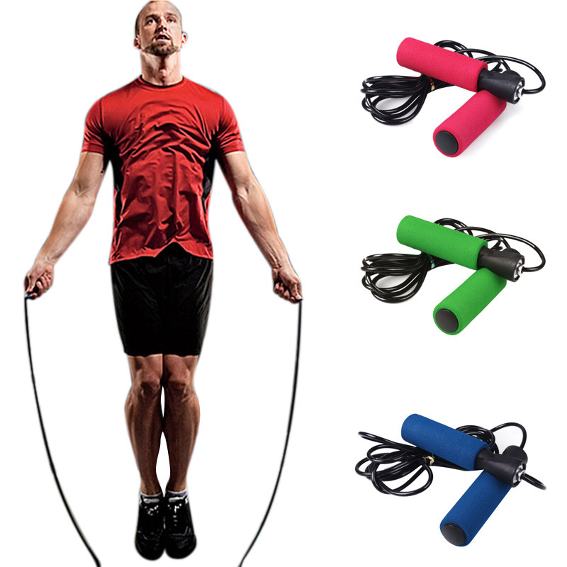 High quality Aerobic Exercise Skipping Jump Rope Adjustable Bearing Speed Fitness Slimming comfort metal bearing foam handle 2.5
High quality Aerobic Exercise Skipping Jump Rope Adjustable Bearing Speed Fitness Slimming comfort metal bearing foam handle 2.5