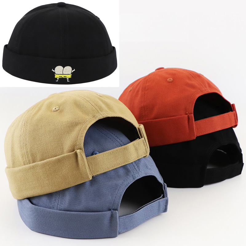 Brimless Docker Leon Cap Adjustable Sailor Skullcap Cotton Beanie Hat No Brim Rolled Cuff Retro Trucker Worker Cap Women Adult Child 15009, Orange red
Brimless Docker Leon Cap Adjustable Sailor Skullcap Cotton Beanie Hat No Brim Rolled Cuff Retro Trucker Worker Cap Women Adult Child 15009, Orange red