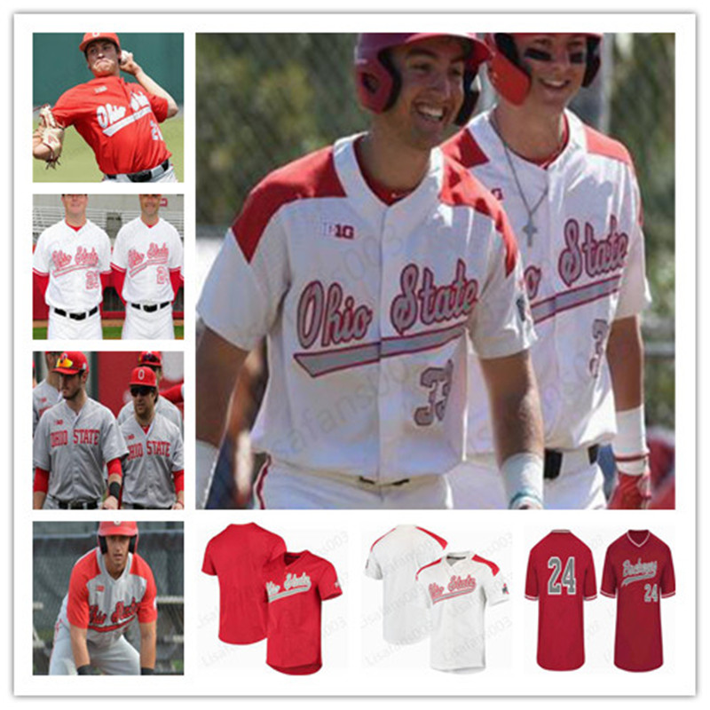 NCAA Ohio State Buckeyes Baseball stitched Jerseys 27 Fred Taylor 22 Steve Arlin 18 Bob Todd 13 Marty Karow 44 Connor Curlis, Red
NCAA Ohio State Buckeyes Baseball stitched Jerseys 27 Fred Taylor 22 Steve Arlin 18 Bob Todd 13 Marty Karow 44 Connor Curlis, Red