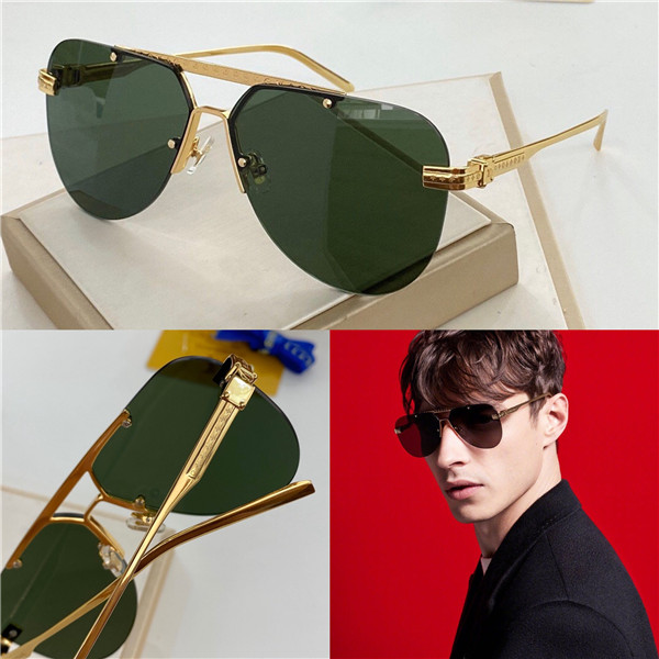 New fashion designer men sunglasses 1261 pilot frameless top quality UV protection glasses metal printed temples outdoor glasses, White;black
New fashion designer men sunglasses 1261 pilot frameless top quality UV protection glasses metal printed temples outdoor glasses, White;black