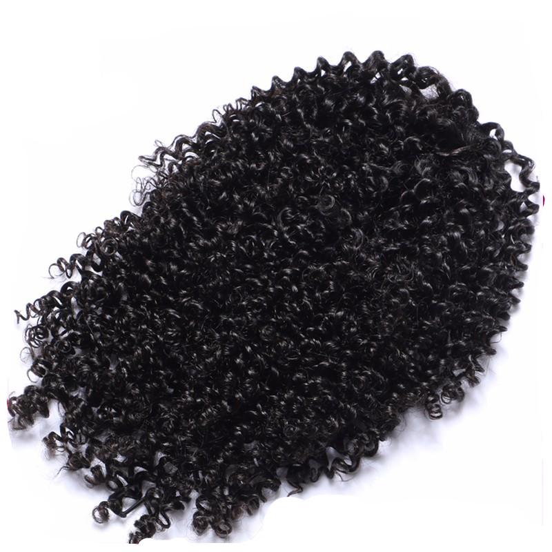 African kinky curly hair ponytail hairpiece clip virgin brazilian weave pony tail hair kinky drawstring ponytail hair extension 120g colors