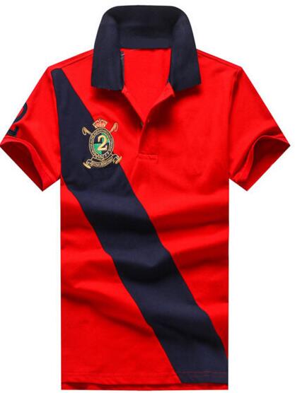 Men Striped T-shirt Big Horse Embroidery Fashion Mens Tshirt Cotton Short Sleeve Summer Sports Tops Tees Polo Shirts White Red, White;black
Men Striped T-shirt Big Horse Embroidery Fashion Mens Tshirt Cotton Short Sleeve Summer Sports Tops Tees Polo Shirts White Red, White;black
