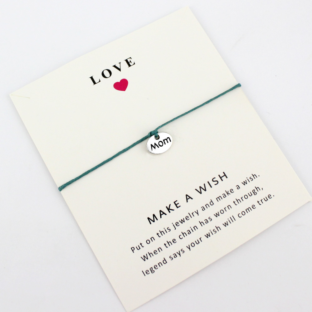 Mom Mother Love Card Bracelets Hope Best Joy Angel Peace Faith Friends Big Little Middle Sister Charm Jewelry Women Men Gift
Mom Mother Love Card Bracelets Hope Best Joy Angel Peace Faith Friends Big Little Middle Sister Charm Jewelry Women Men Gift