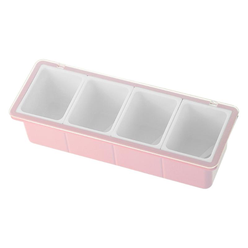 Storage Container Restaurant 4 Grid Home Kitchen Plastic Seasoning Box Set With Spoon Multipurpose Sugar Salt Condiment Jar
Storage Container Restaurant 4 Grid Home Kitchen Plastic Seasoning Box Set With Spoon Multipurpose Sugar Salt Condiment Jar
