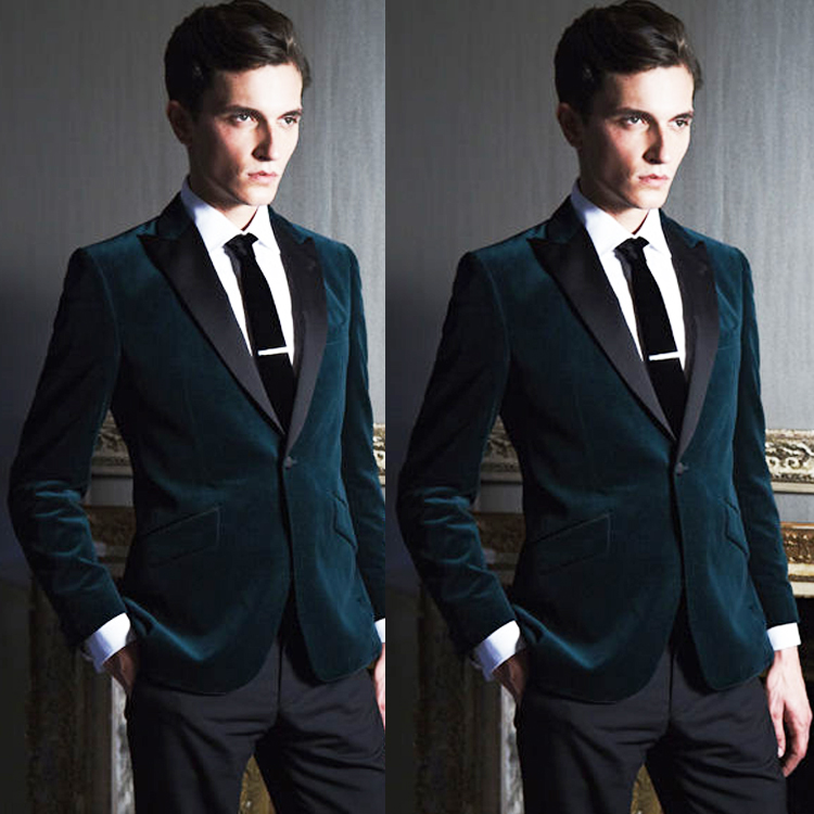 Newest Custom Made Groom Tuxedos Black Notched Lapel Groomsmen Wear Best Men Wedding Formal Clothing Only Jacket