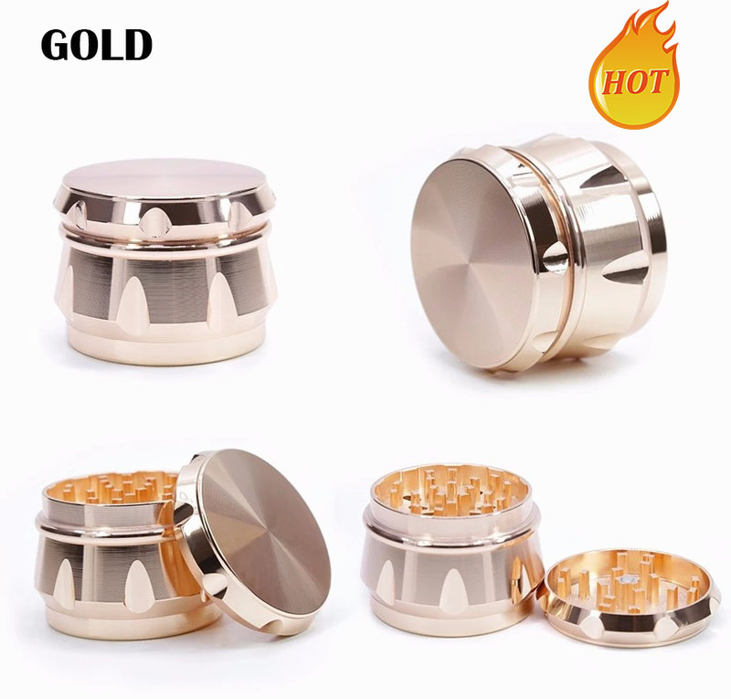 Tobacco Crusher Herb Grinder 4 piece 63mm aluminum zinc alloy smoking sets pollen press catcher Diamond Shape Side Concave metal grinders
Tobacco Crusher Herb Grinder 4 piece 63mm aluminum zinc alloy smoking sets pollen press catcher Diamond Shape Side Concave metal grinders
