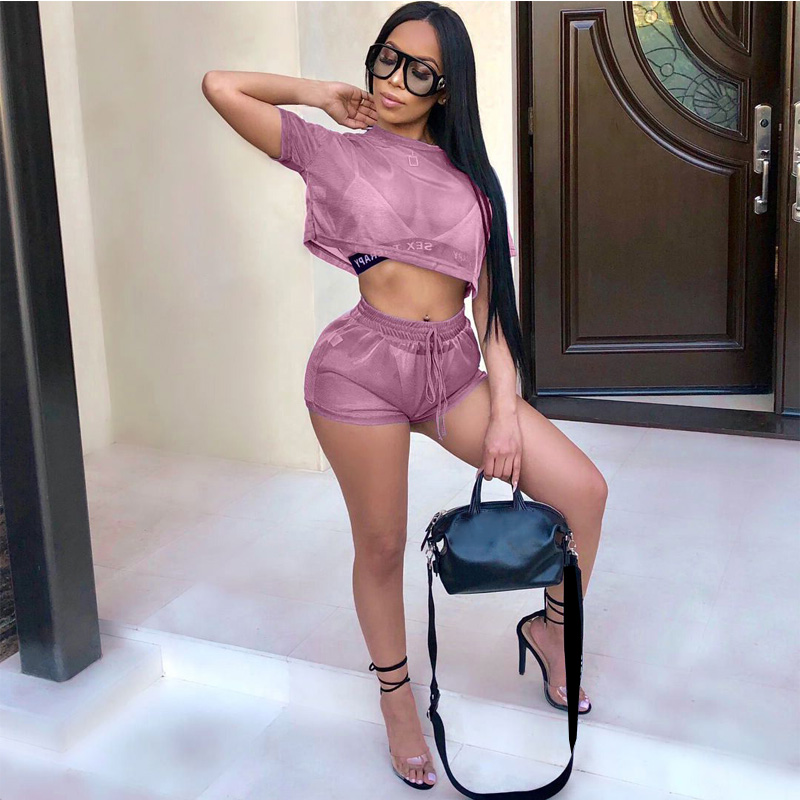 REDCORE Summer 2019 Sexy Mesh Two Pieces Set Women Short Sleeve T-shirt And Short Pants Plus Size Casual Women Set -3XL TZ172, No3-black
REDCORE Summer 2019 Sexy Mesh Two Pieces Set Women Short Sleeve T-shirt And Short Pants Plus Size Casual Women Set -3XL TZ172, No3-black
