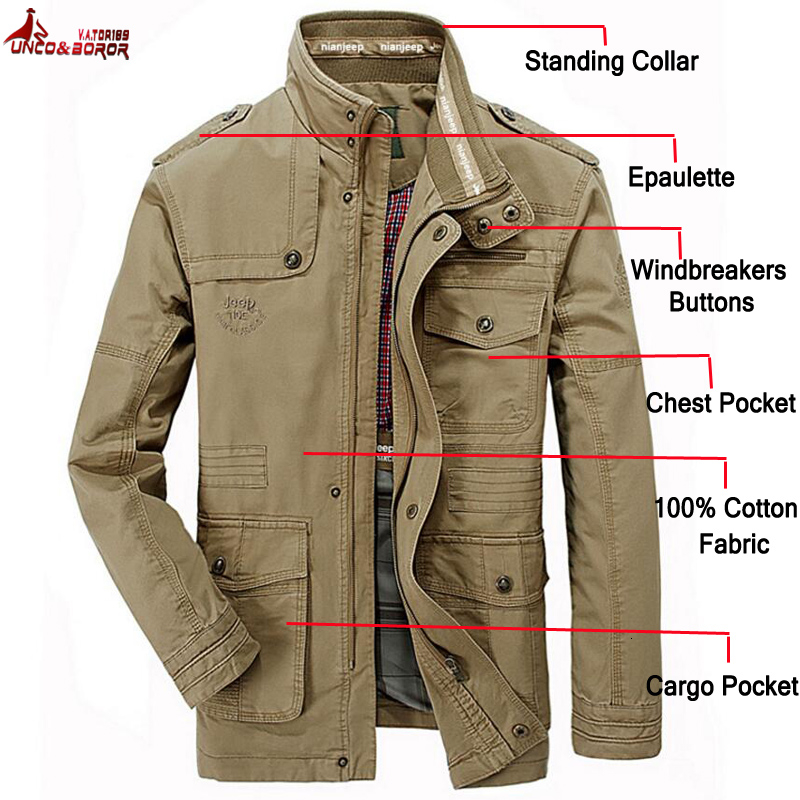 plus size 6XL 7XL 8XL 100% cotton Jackets Men Military Cargo Jackets Tactical Combat Business male Coat Pilot Bomber Jackets men CJ191205, Mandlitary
plus size 6XL 7XL 8XL 100% cotton Jackets Men Military Cargo Jackets Tactical Combat Business male Coat Pilot Bomber Jackets men CJ191205, Mandlitary