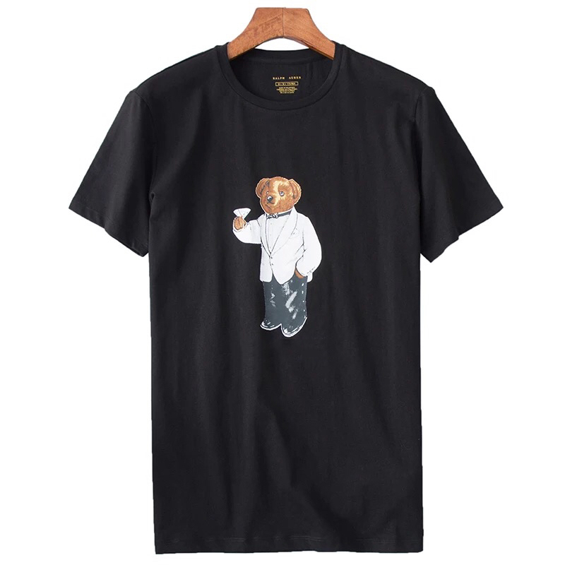 High quality designer 100% cotton black short sleeve casual funny cool tee shirts for men with USA bear pattern printing
High quality designer 100% cotton black short sleeve casual funny cool tee shirts for men with USA bear pattern printing