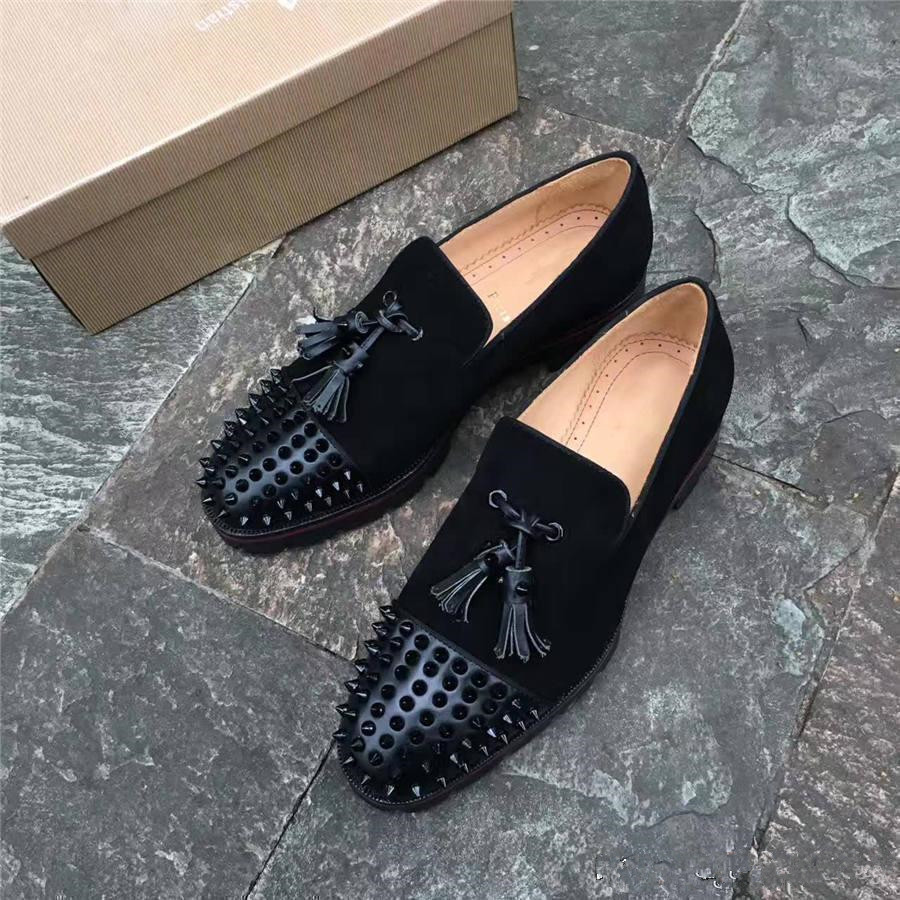 Luxury Quality Brand Party Dress Red Bottom Sneakers Shoes For Women,Men Low Top Spikes Suede Casual Fashion Walking Tire Bottom Loafers, As is shown in
Luxury Quality Brand Party Dress Red Bottom Sneakers Shoes For Women,Men Low Top Spikes Suede Casual Fashion Walking Tire Bottom Loafers, As is shown in