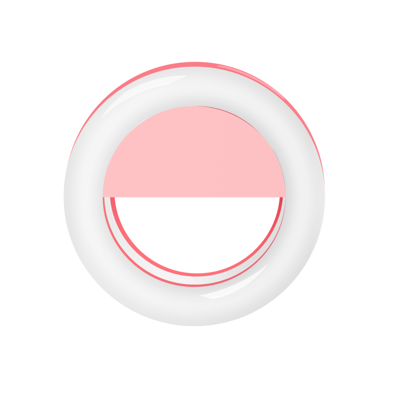 Rechargeable selfie ring light Clip LED selfie flash light adjustable lamp selife filllight RK14 for Smart phones214d