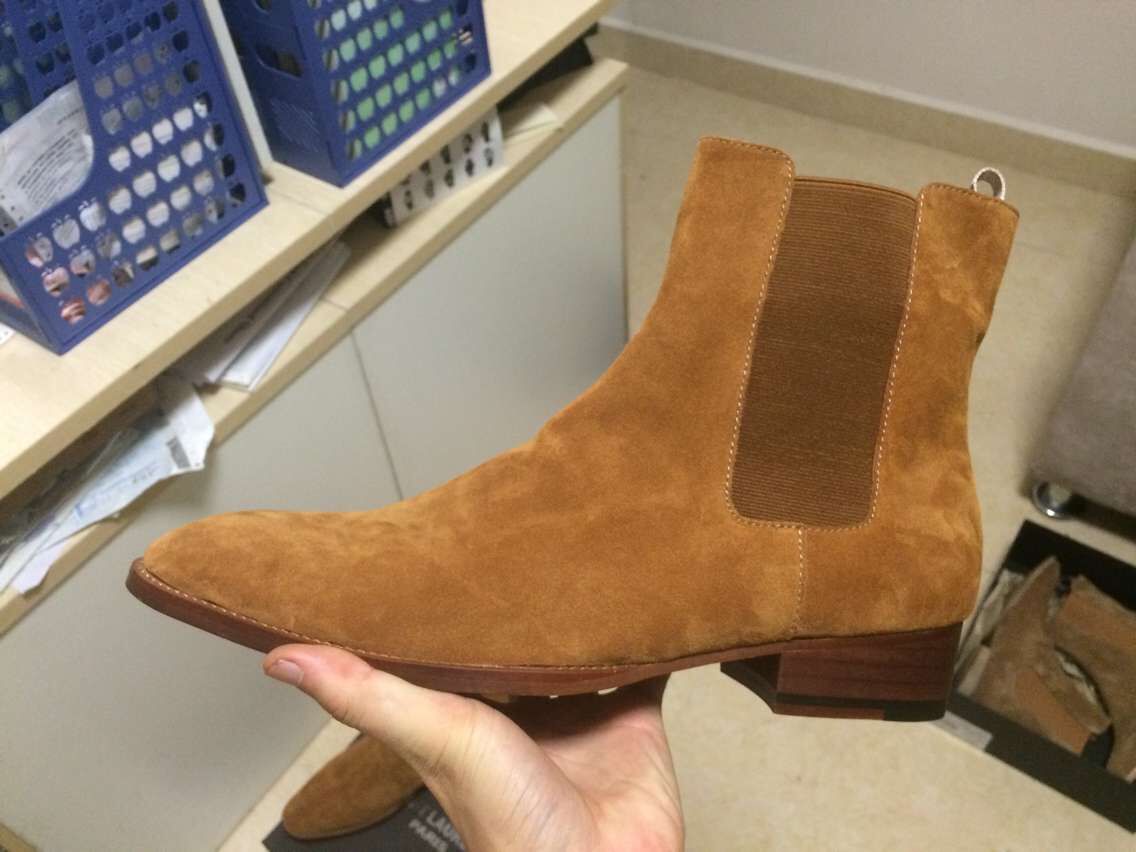 2023ss Factory direct genuine leather trend leading men's boots high quality s L casual wild matte P shoes