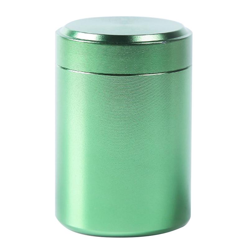80ML Mini Metal Box jewelry Storage Box Aluminum Can Small Travel Portable Container Small Jar Sugar Coffee Caddy Organizer