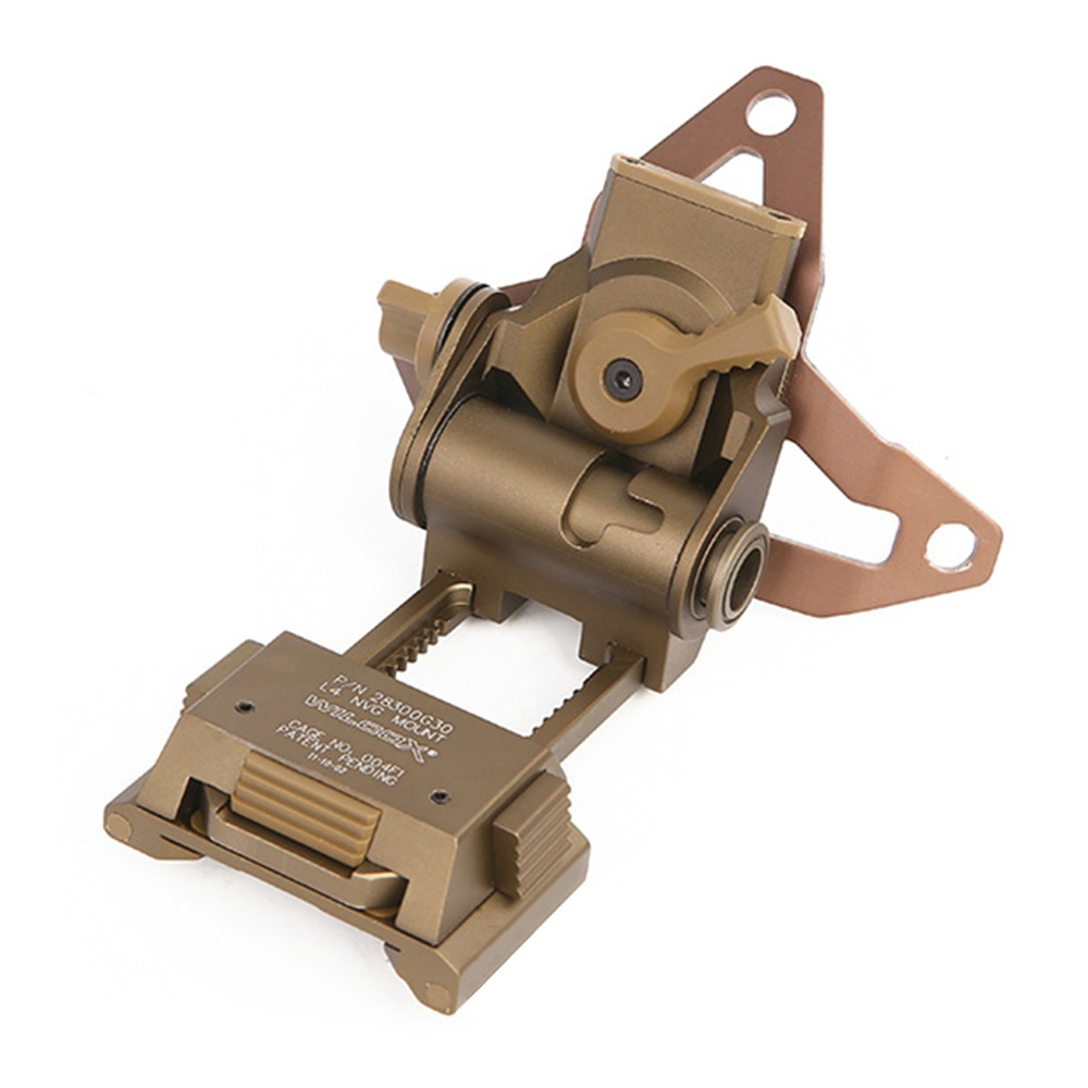 Wilcox Type L4G30 NVG Mount with Shroud For PVS15/ 18 / 31 / GPNVG-18 Tactical Helmet Goggles Scope Night Version Mount Stent 
Wilcox Type L4G30 NVG Mount with Shroud For PVS15/ 18 / 31 / GPNVG-18 Tactical Helmet Goggles Scope Night Version Mount Stent