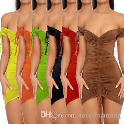 Women Bodycon Pencil Dress Ladies Summer candy color Clubwear Mini Dress Women Summer Sexy Dresses Polyester V-neck Dresses, Brown
Women Bodycon Pencil Dress Ladies Summer candy color Clubwear Mini Dress Women Summer Sexy Dresses Polyester V-neck Dresses, Brown