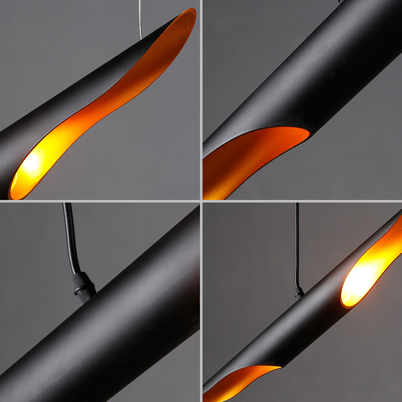 Wonderland LED Pendant Light Lamps Luster Garden Loft Bamboo Tube Shape chandelier for Restaurant Bar Dining Room Bedroom Home