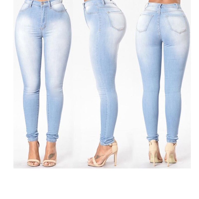 2019 Autumn Women Pants Fashion Slim Skinny High Waist Jeans Casual Denim Pencil Pants Stretch Waist Jeans Pant Female Plus Size, Dark blue
2019 Autumn Women Pants Fashion Slim Skinny High Waist Jeans Casual Denim Pencil Pants Stretch Waist Jeans Pant Female Plus Size, Dark blue