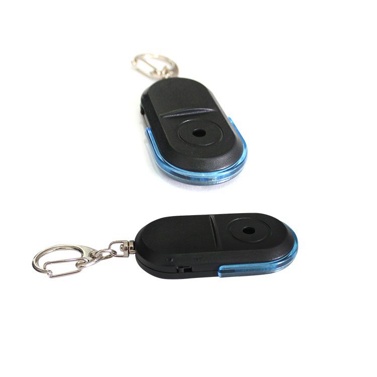 New Arrival Wireless 10m Anti-Lost Alarm Key Finder Locator Keychain Whistle Sound Control LED Light Mini Anti Lost Key Finder