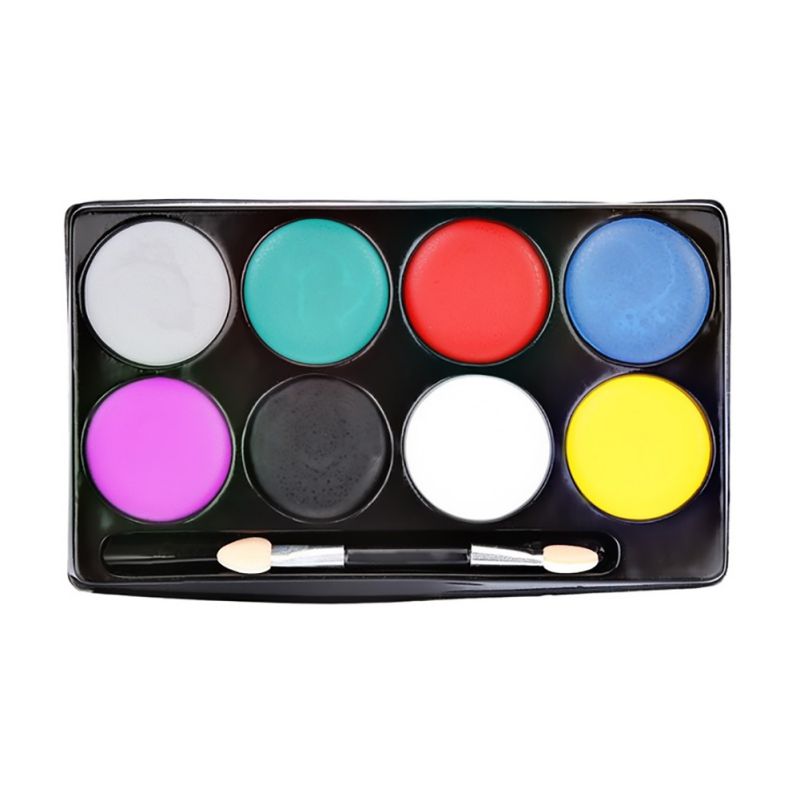 Face Paint Makeup Non-toxic Water Paint Oil Halloween Christmas Party Fancy Dress Devil Fans Body Face Painting Primer 8 Colors