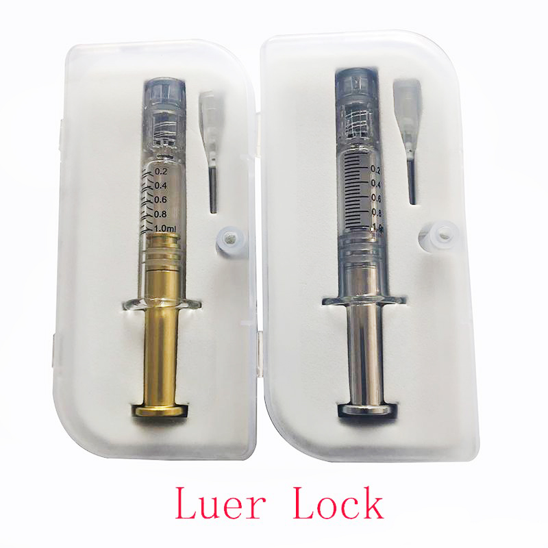 Retail Box Packaging Golden Silver Plunger 1.0ml Glass Syringe Disposable Vape Luer Lock & Luer Head Injection Oil Cartridge
Retail Box Packaging Golden Silver Plunger 1.0ml Glass Syringe Disposable Vape Luer Lock & Luer Head Injection Oil Cartridge